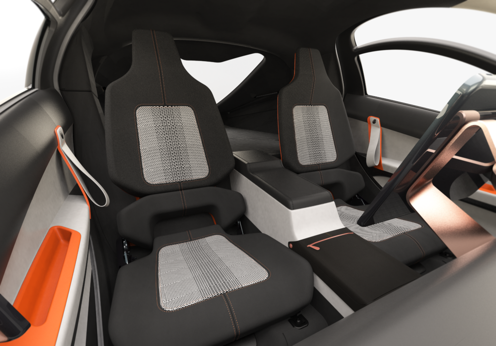 Limited seating in the Aptera